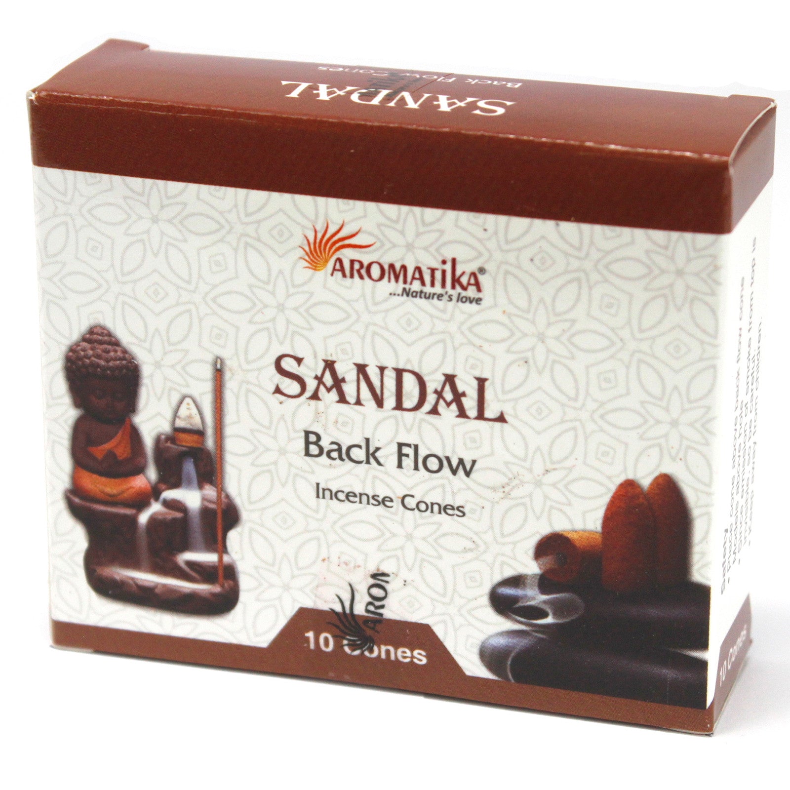 Aromatica Backflow Incense Cones - Sandalwood - ScentiMelti  Aromatica Backflow Incense Cones - Sandalwood