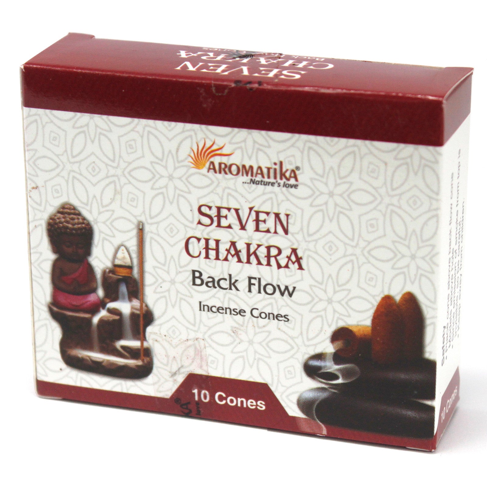 Aromatica Backflow Incense Cones - 7 Charkras - ScentiMelti  Aromatica Backflow Incense Cones - 7 Charkras