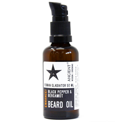 50ml Beard Oil - Roman Gladiator - Enhance! - ScentiMelti  50ml Beard Oil - Roman Gladiator - Enhance!