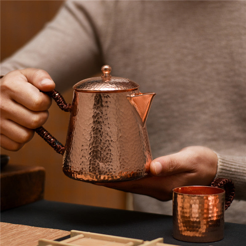 Handmade Small Copper Teapot Pure Copper Teapot Making Teapot - ScentiMelti  Handmade Small Copper Teapot Pure Copper Teapot Making Teapot