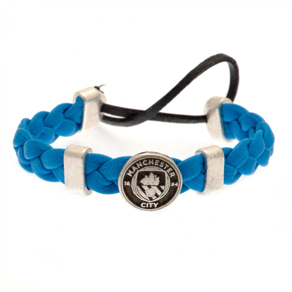 Manchester City FC PU Slider Bracelet Sweetlea Gifts Ltd ScentiMelti Wax Melts