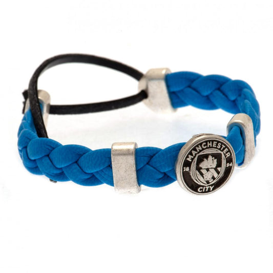 Manchester City FC PU Slider Bracelet Sweetlea Gifts Ltd ScentiMelti Wax Melts