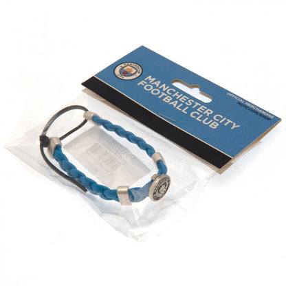 Manchester City FC PU Slider Bracelet Sweetlea Gifts Ltd ScentiMelti Wax Melts