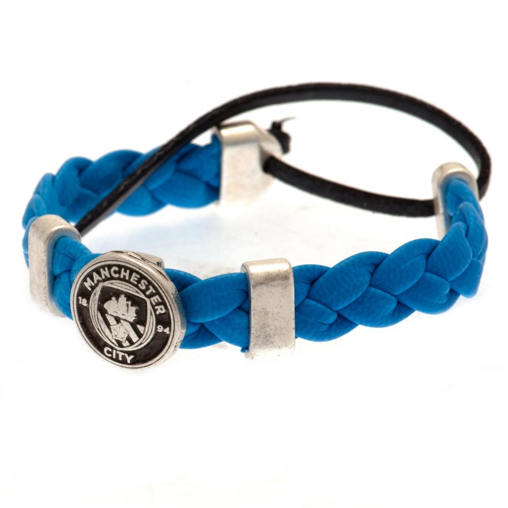 Manchester City FC PU Slider Bracelet Sweetlea Gifts Ltd ScentiMelti Wax Melts