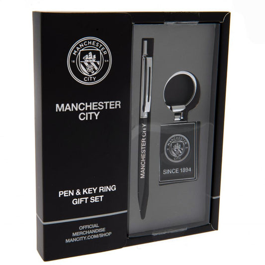 Manchester City FC Pen & Keyring Set - ScentiMelti Home Fragrance, Beauty & Gifts UK