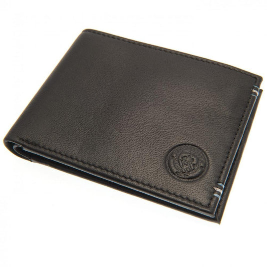 Manchester City FC Leather Stitched Wallet - ScentiMelti Home Fragrance, Beauty & Gifts UK