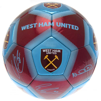 West Ham United FC Football Signature - ScentiMelti Home Fragrance, Beauty & Gifts UK