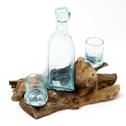 Molten Glass on Wood- Whisky Set - ScentiMelti  Molten Glass on Wood- Whisky Set