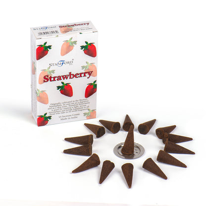 Strawberry cones - ScentiMelti  Strawberry cones