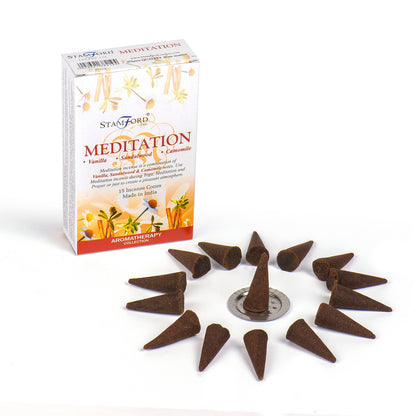 Meditation cones - ScentiMelti  Meditation cones