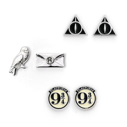 Harry Potter Silver Plated Earring Set CL Sweetlea Gifts Ltd ScentiMelti Wax Melts