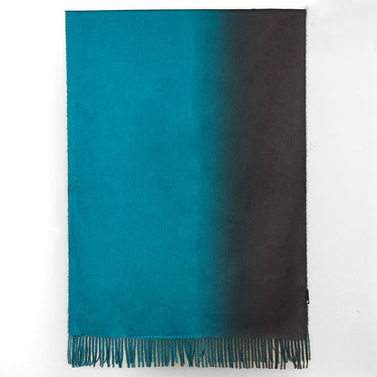 Blue and Black Pashmina Shawl - ScentiMelti Home Fragrance, Beauty & Gifts UK