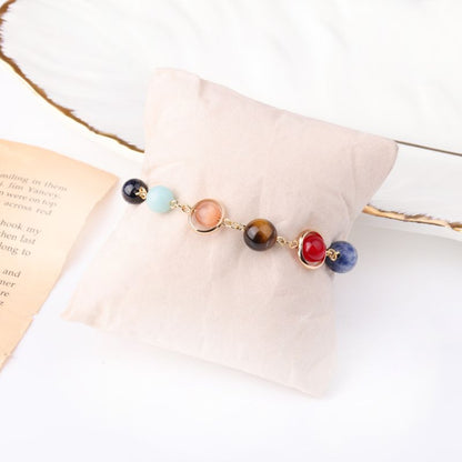 Solar System Crystal Bracelet 18ct Gold Plated Livloko London ScentiMelti Wax Melts