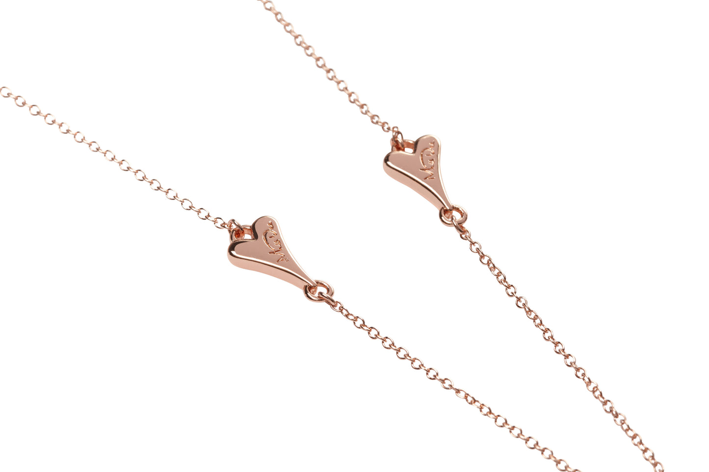 Rose gold plated Necklace with hollow heart - ScentiMelti Home Fragrance, Beauty & Gifts UK