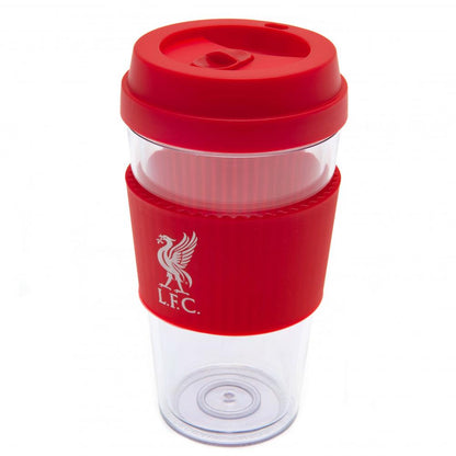 Liverpool FC Clear Grip Travel Mug LB - ScentiMelti Home Fragrance, Beauty & Gifts UK