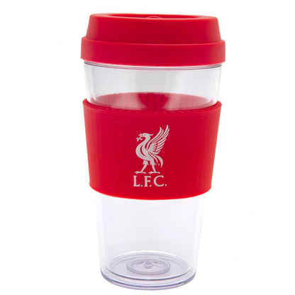 Liverpool FC Clear Grip Travel Mug LB - ScentiMelti Home Fragrance, Beauty & Gifts UK