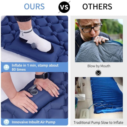 Outdoor Self-Inflating Inflatable Camping Mattress Hiking Camping Mat Air Bed - ScentiMelti Home Fragrance, Beauty & Gifts UK