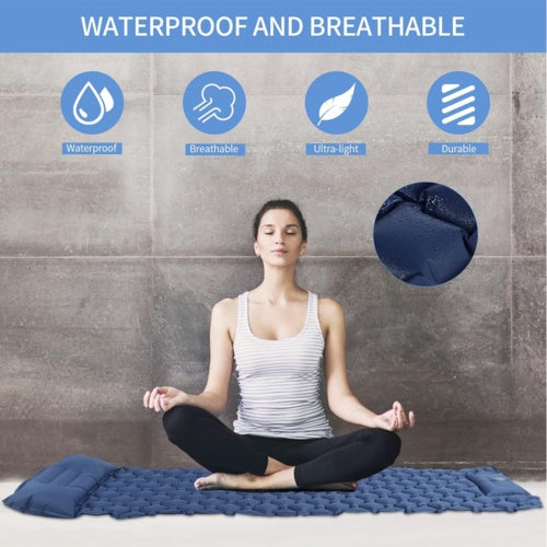 Outdoor Self-Inflating Inflatable Camping Mattress Hiking Camping Mat Air Bed - ScentiMelti Home Fragrance, Beauty & Gifts UK