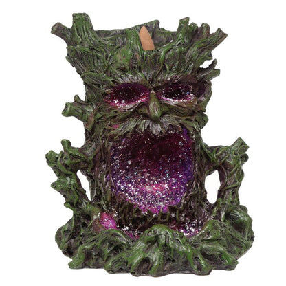 Crystal Green Man LED Backflow Incense Burner - ScentiMelti  Crystal Green Man LED Backflow Incense Burner