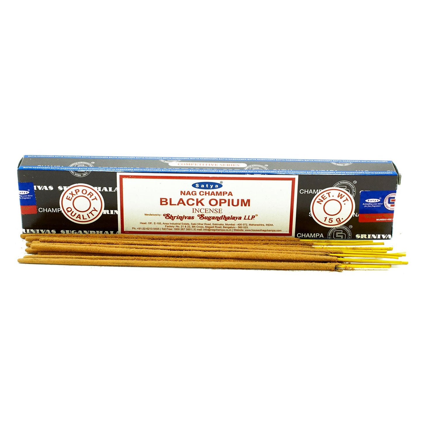 Satya Incense Sticks 15g - Black Opium - ScentiMelti  Satya Incense Sticks 15g - Black Opium