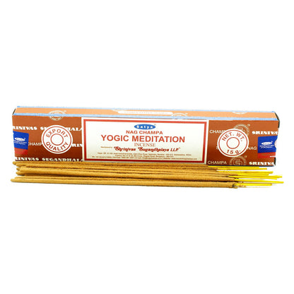 Satya Incense Sticks 15g - Yogic Meditation - ScentiMelti  Satya Incense Sticks 15g - Yogic Meditation
