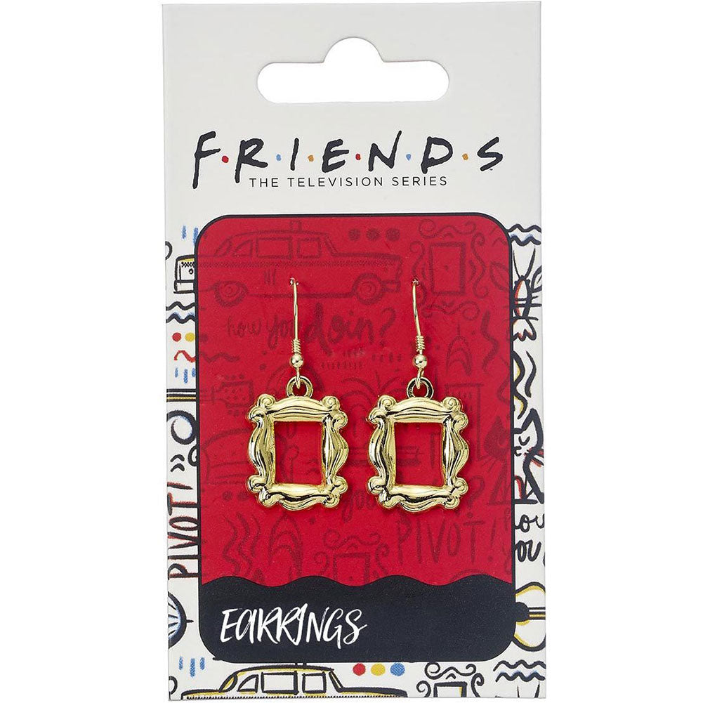 Friends Gold Plated Earrings Frame Sweetlea Gifts Ltd ScentiMelti Wax Melts