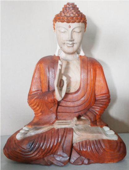 Hand Carved Buddha Statue - 40cm Teaching Transmission - ScentiMelti  Hand Carved Buddha Statue - 40cm Teaching Transmission