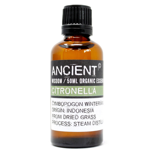 Citronella Organic Essential Oil 50ml - ScentiMelti  Citronella Organic Essential Oil 50ml