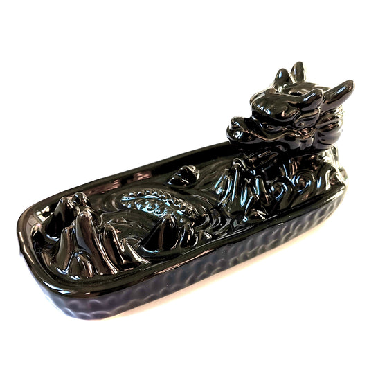 Backflow Incense Burner - Dragon in Mountain - ScentiMelti  Backflow Incense Burner - Dragon in Mountain