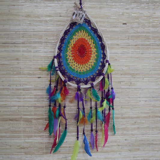 Bali Dream Catchers - Large Multi Teardrop - ScentiMelti  Bali Dream Catchers - Large Multi Teardrop