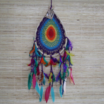 Bali Dream Catchers - Med Multi Teardrop - ScentiMelti  Bali Dream Catchers - Med Multi Teardrop