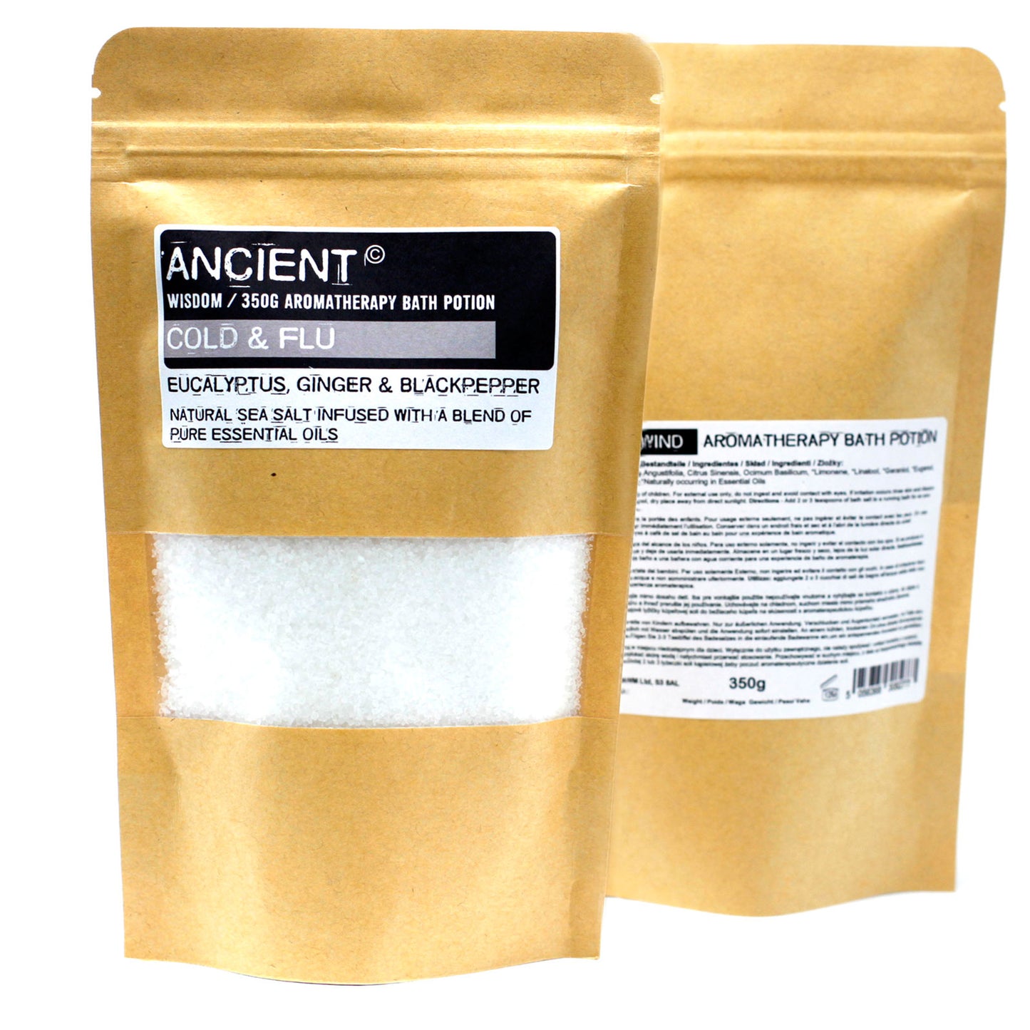 Aromatherapy Bath Potion in Kraft Bag 350g - Colds & Flu - ScentiMelti  Aromatherapy Bath Potion in Kraft Bag 350g - Colds & Flu