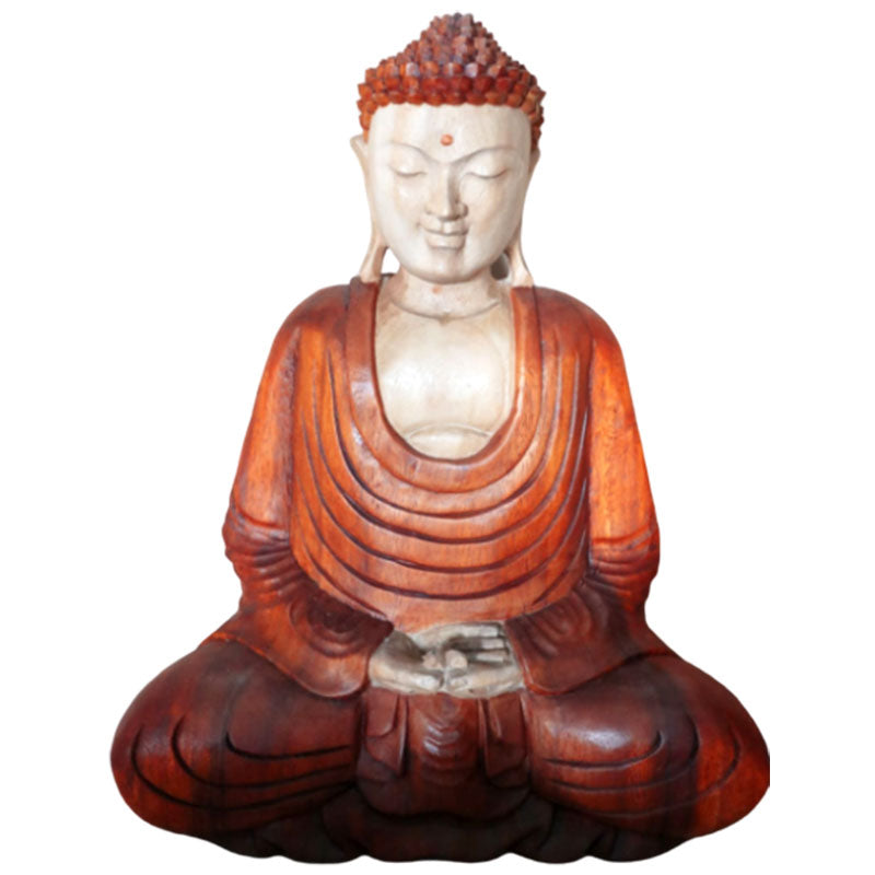 Hand Carved Buddha Statue - 40cm Hand Down - ScentiMelti  Hand Carved Buddha Statue - 40cm Hand Down