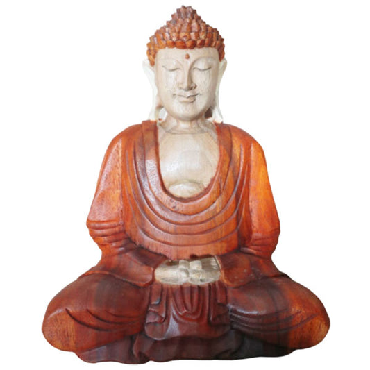 Hand Carved Buddha Statue - 30cm Hand Down - ScentiMelti  Hand Carved Buddha Statue - 30cm Hand Down