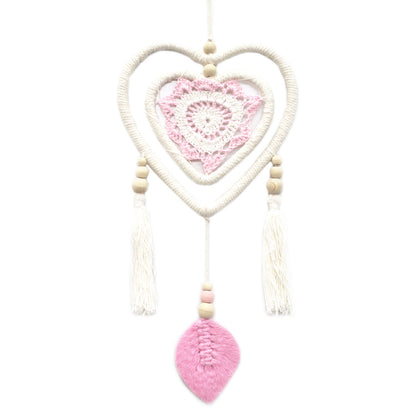 Dream Catcher - Medium Pink Heart in Heart - ScentiMelti  Dream Catcher - Medium Pink Heart in Heart