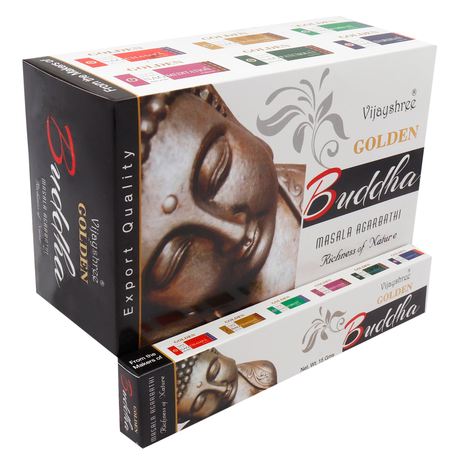 15g Golden Buddha Incense - ScentiMelti  15g Golden Buddha Incense