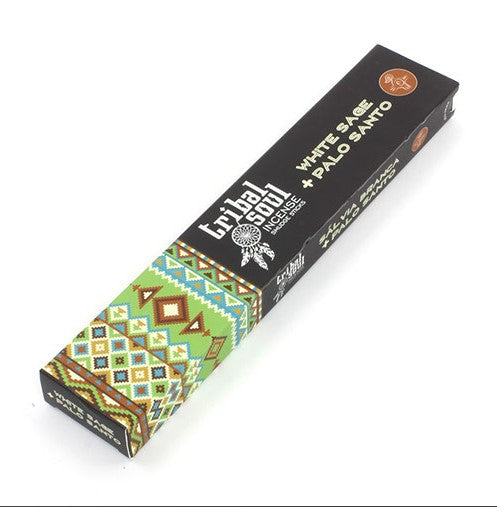 Tribal Soul Incense Sticks - White Sage + Palo Santo - ScentiMelti  Tribal Soul Incense Sticks - White Sage + Palo Santo