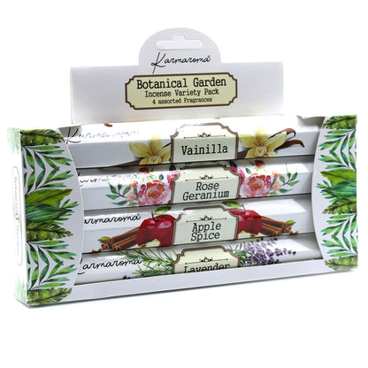 Botanical Garden Incense Gift Set  - 4 Assorted Fragrances - ScentiMelti  Botanical Garden Incense Gift Set  - 4 Assorted Fragrances