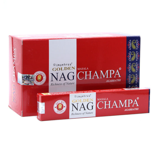 15g Golden Nag - Champa Incense - ScentiMelti  15g Golden Nag - Champa Incense