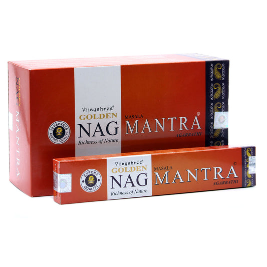 15g Golden Nag - Mantra Incense - ScentiMelti  15g Golden Nag - Mantra Incense