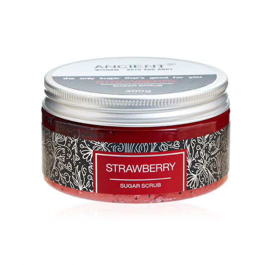 Sugar Scrub 300g - Strawberry - ScentiMelti  Sugar Scrub 300g - Strawberry