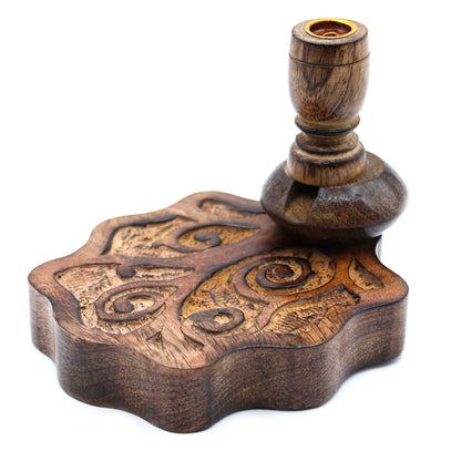 Sm Mango Wood Backflow Burner - Tree of Life - ScentiMelti  Sm Mango Wood Backflow Burner - Tree of Life