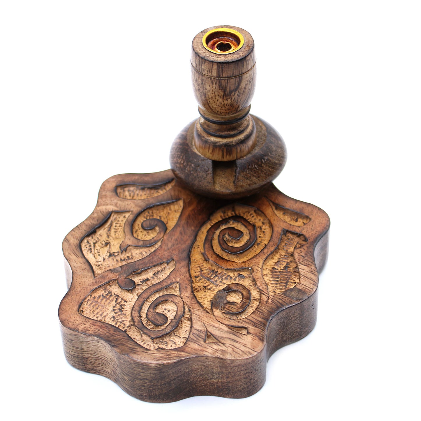 Sm Mango Wood Backflow Burner - Tree of Life - ScentiMelti  Sm Mango Wood Backflow Burner - Tree of Life