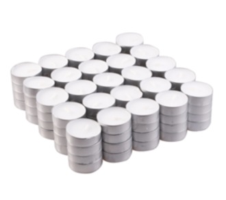 100x Unscented Tealight (4hr) - ScentiMelti  100x Unscented Tealight (4hr)