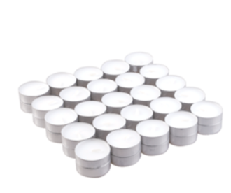 50x Unscented Tealight (4hr) - ScentiMelti  50x Unscented Tealight (4hr)