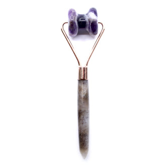 Gemstone Jawline Roller - Amethyst - ScentiMelti  Gemstone Jawline Roller - Amethyst