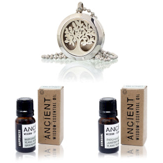 Diffuser Necklace and Essential Oil Blends Set - ScentiMelti  Diffuser Necklace and Essential Oil Blends Set