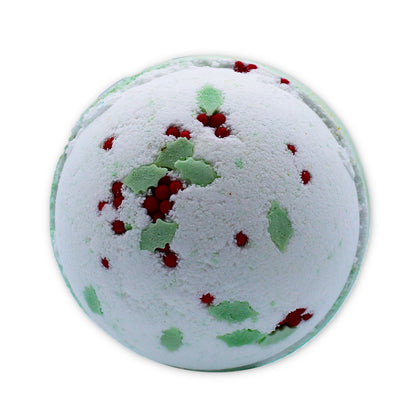 Christmas Bath Bomb - Holly Berry & Mistletoe - ScentiMelti  Christmas Bath Bomb - Holly Berry & Mistletoe