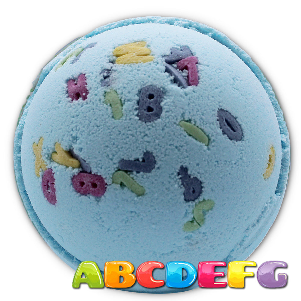 Alphabet Bath Bomb - Pomegranate & Cassis - ScentiMelti  Alphabet Bath Bomb - Pomegranate & Cassis