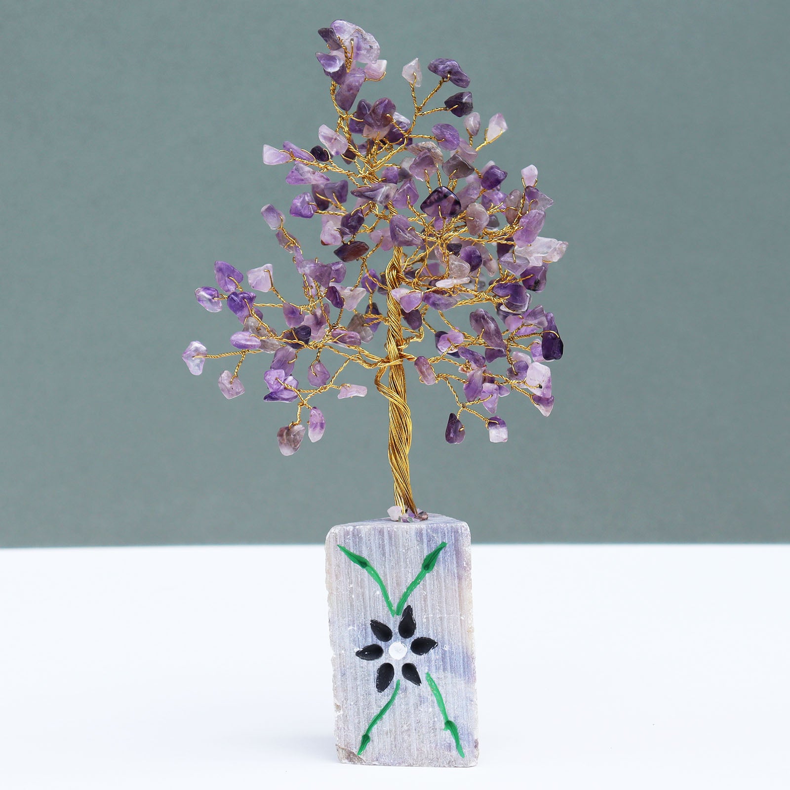 Gemstone Tree - Amethyst - 160 Stone - ScentiMelti  Gemstone Tree - Amethyst - 160 Stone